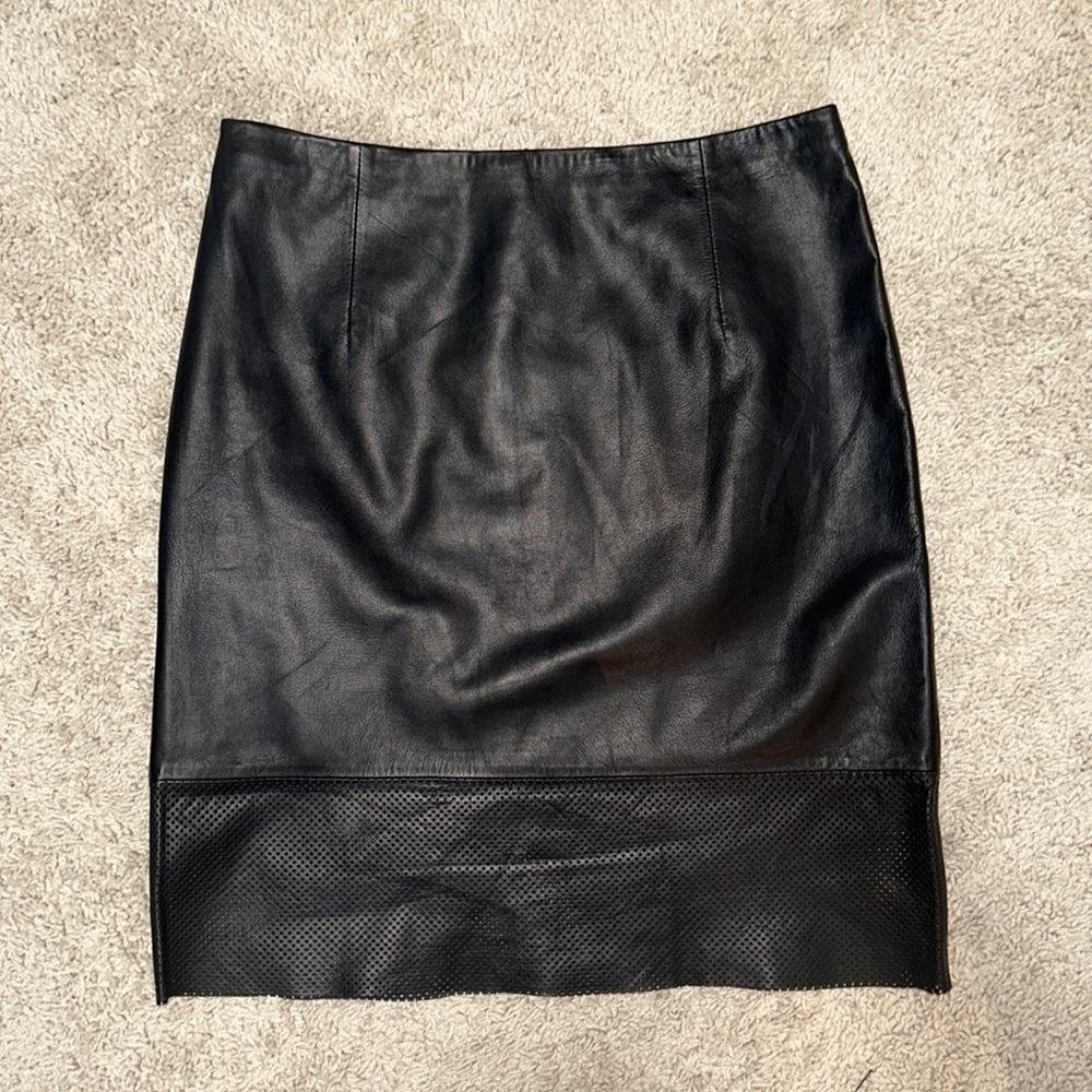 Tibi Leather skirt - 8